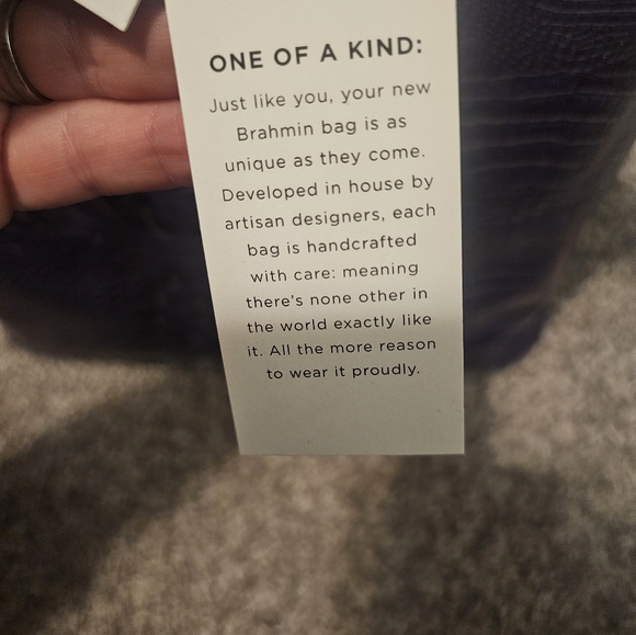 BRAHMIN- Duxbury Satchel Autumn Solid Mini Melbourne- Genuine Leather - Picture 7 of 13